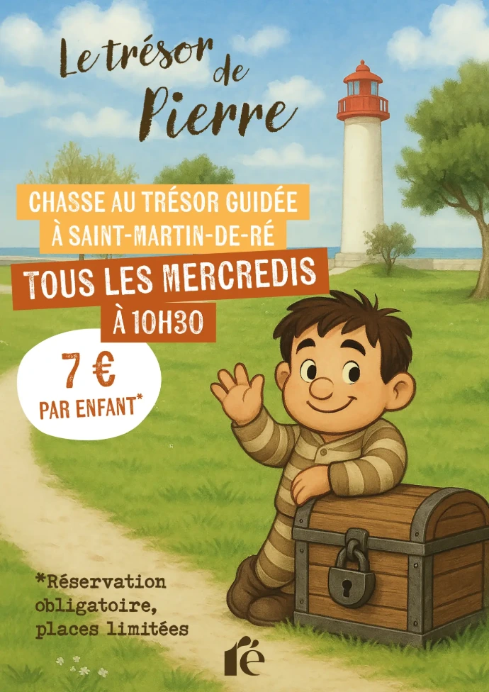 Visuel officiel de la chasse au trésor Le trésor de Pierre à Saint-Martin-de-Ré